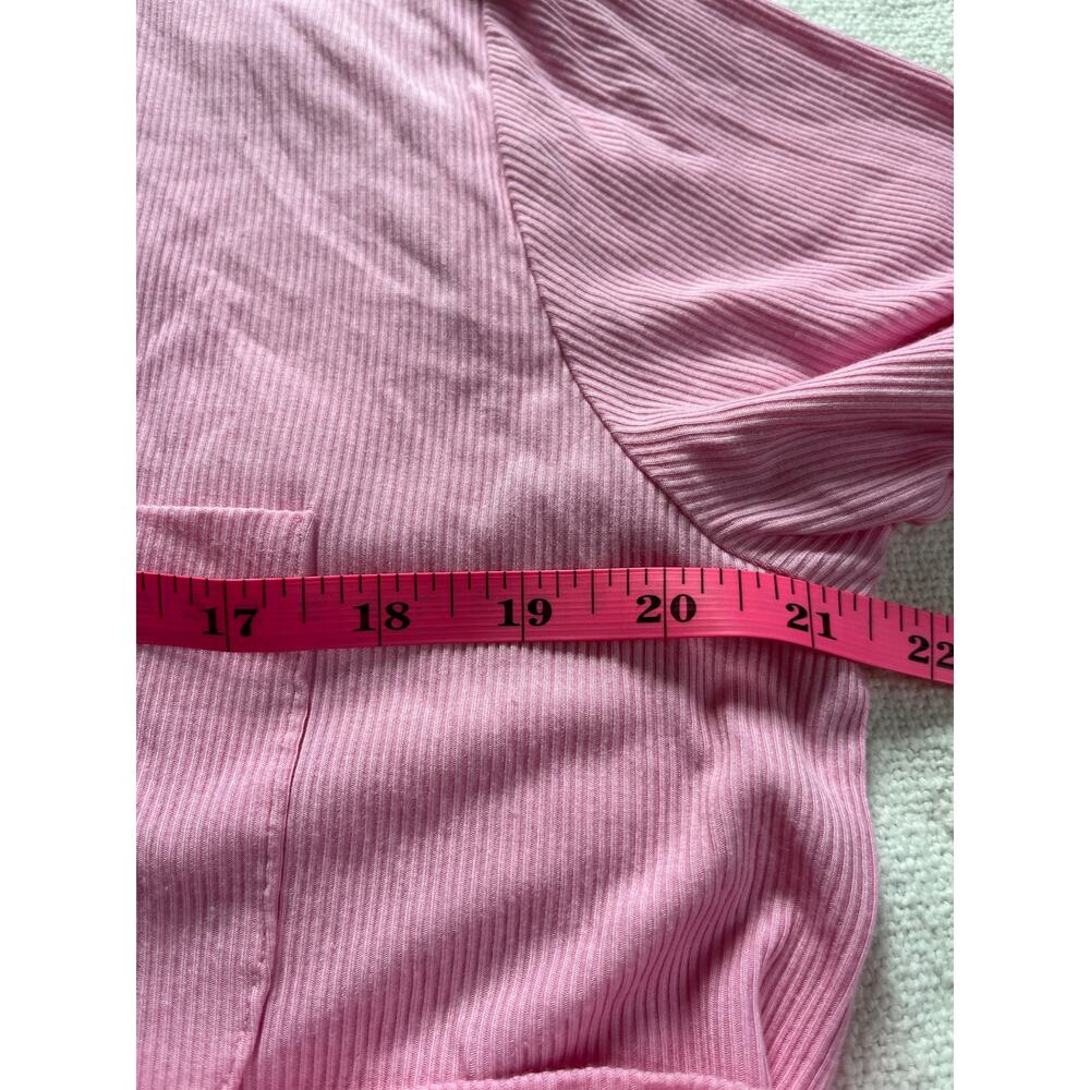 SKIMS Soft Lounge Sleep Shirt Bubblegum Pink Stretch Comfort Coquette Barbie L - Picture 7 of 7